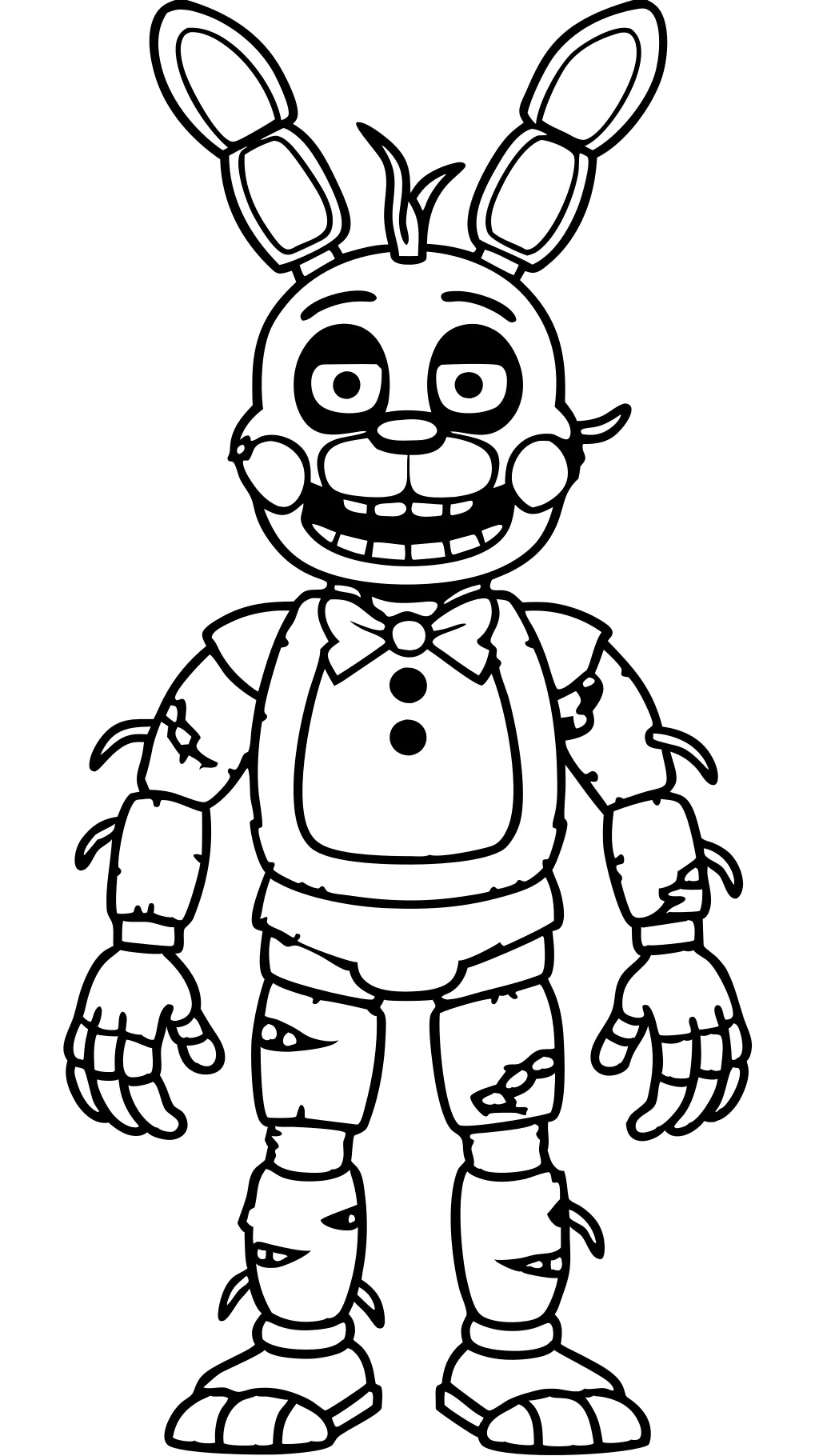 fnaf coloring pages springtrap